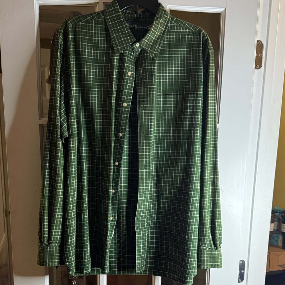 Ralph Lauren Green Plaid Men's Shirt
Like Very New